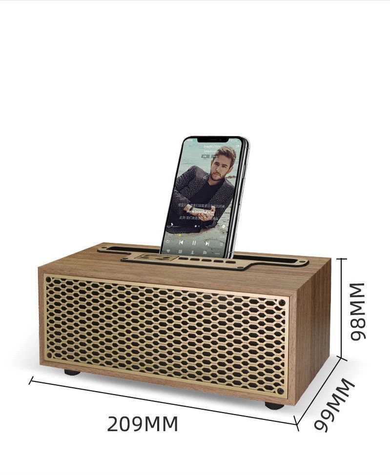 Wooden Wireless Home Subwoofer Bluetooth Speaker