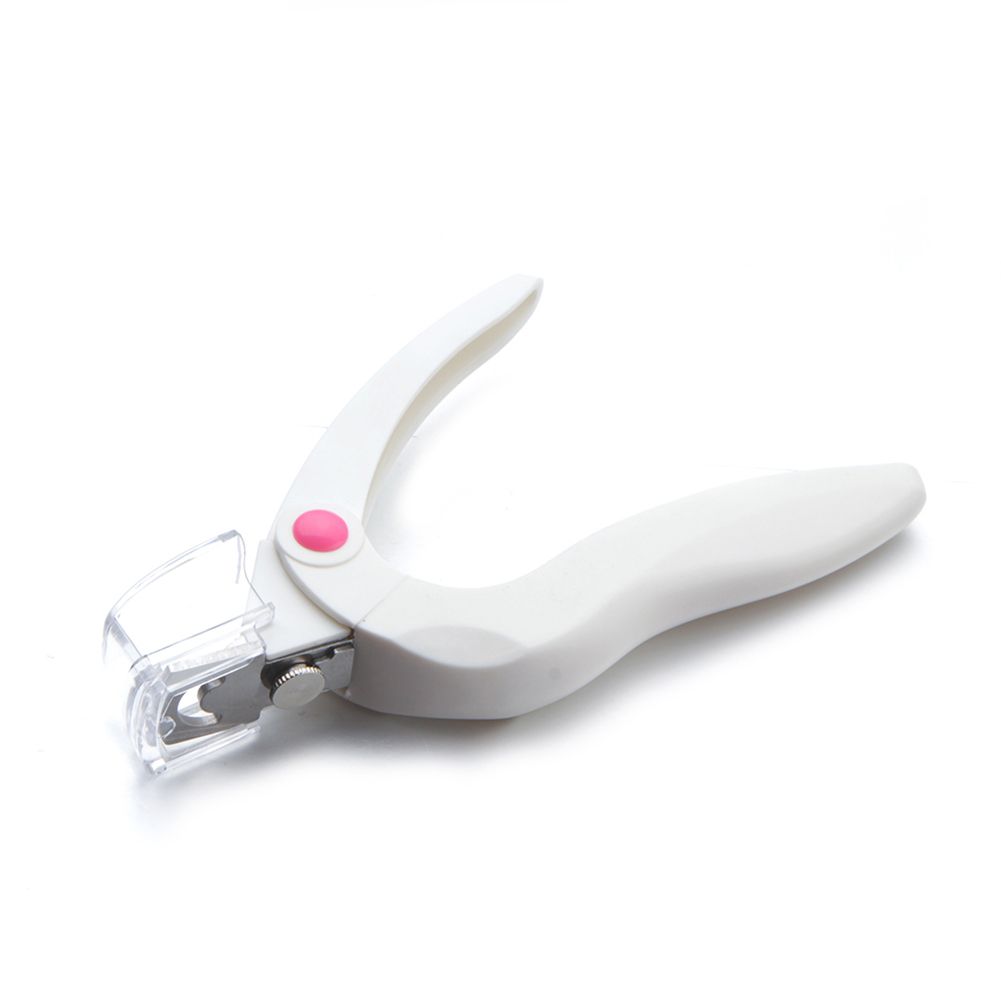 Nail Art Cuticle Clipper Cutter False Nail Tips French-White