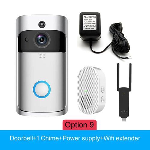 Intercom Door Bell Video Call For Apartments IR Alarm Wireless Security Camera V5 Option9