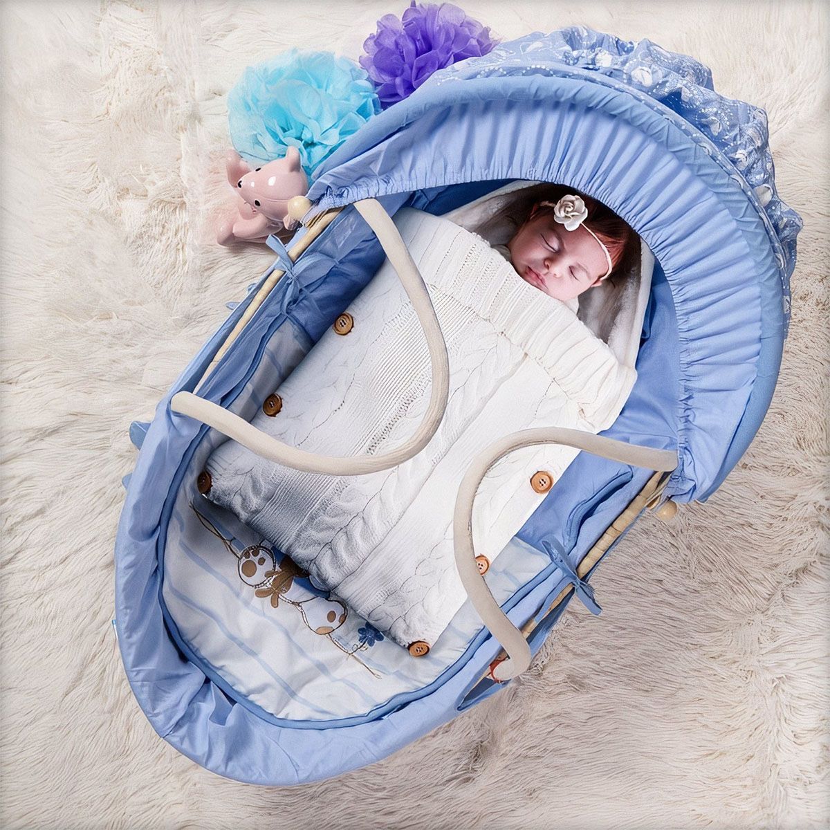 Winter Autumn Baby Sleeping Bag Kids Toddler Warm Sleeping Bag Wool Knit Thick Quilt Black