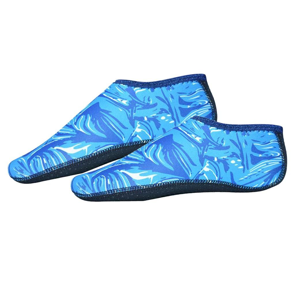 Soft Water Shoes Ultralight Diving Socks Slip  Blue XS