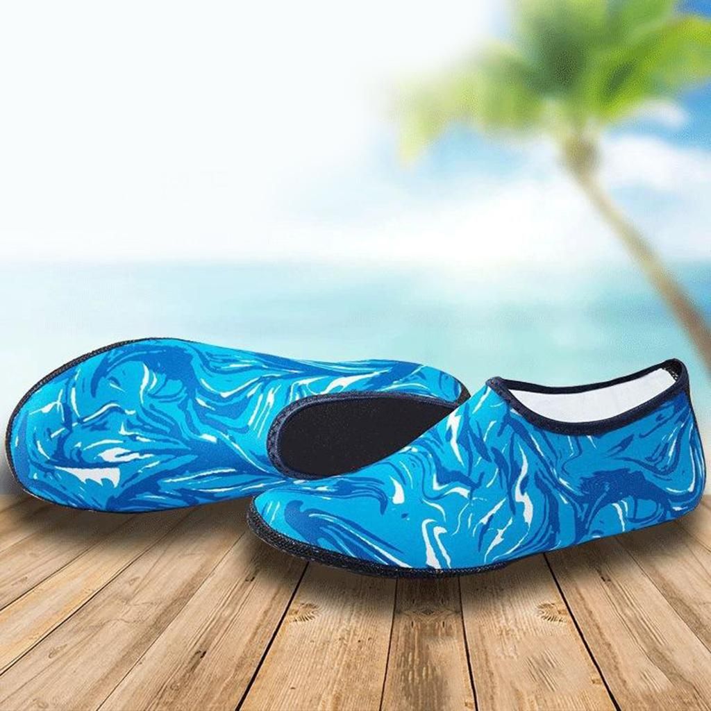 Soft Water Shoes Ultralight Diving Socks Slip  Blue XS