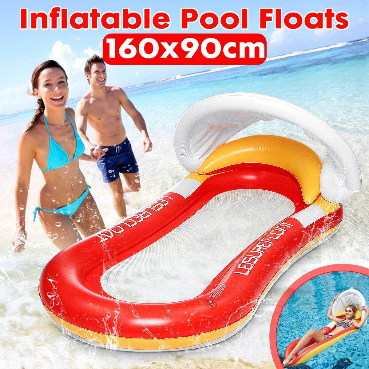 160x90cm Kids Adult Inflatable Swimming Pool Children Swim Watermelon Pool Float Red