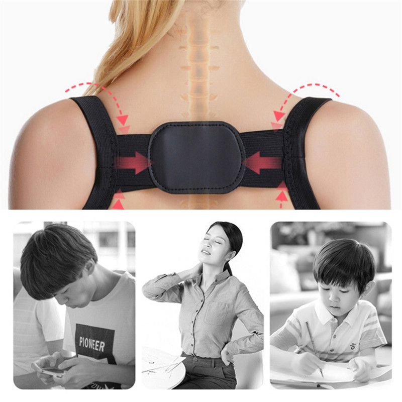Adjustable Women Back Brace Back Posture Corrector Shoulder