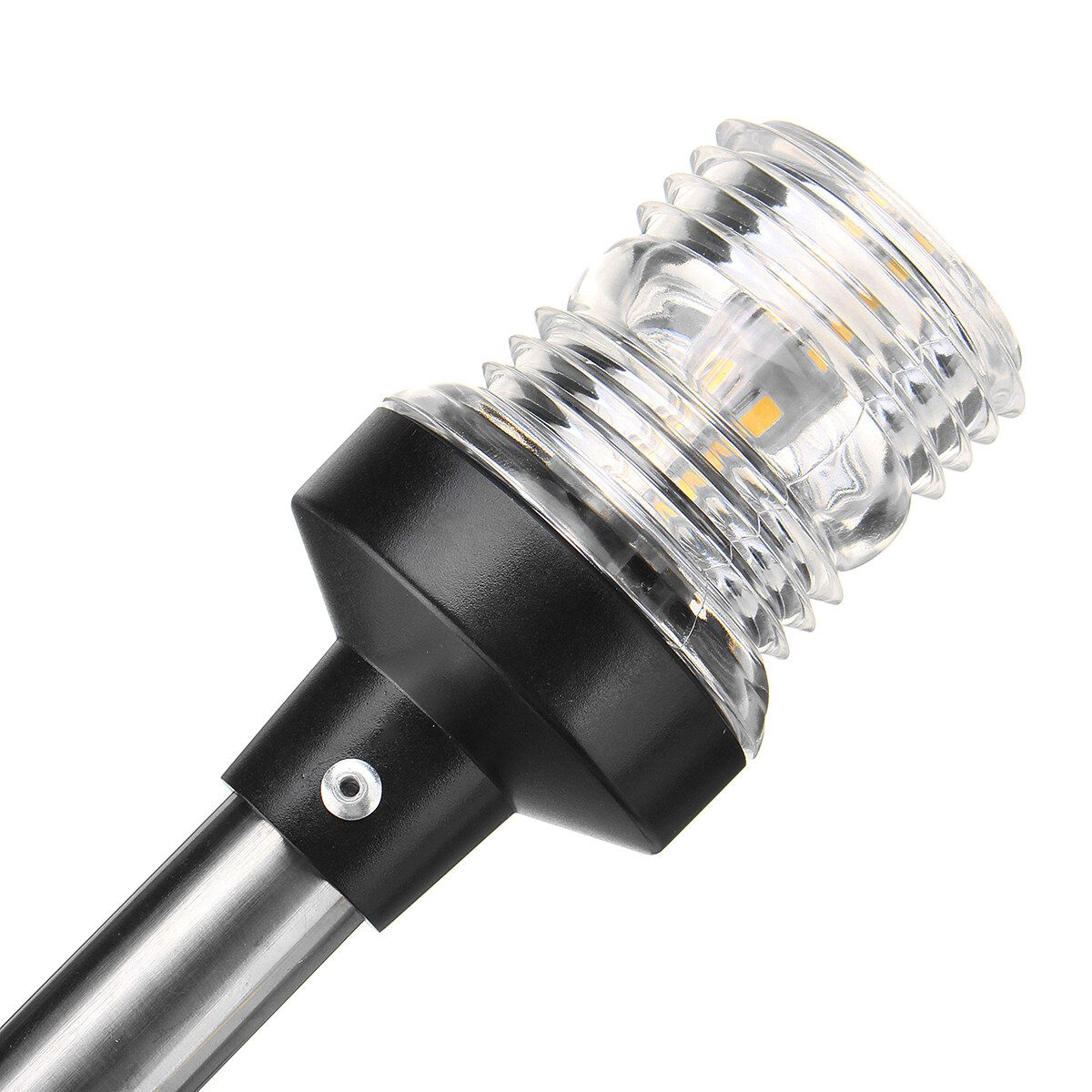 12V-24V LED Navigation Pole Lights Marine Boat Pontoon Stern Anchor Fixed Base