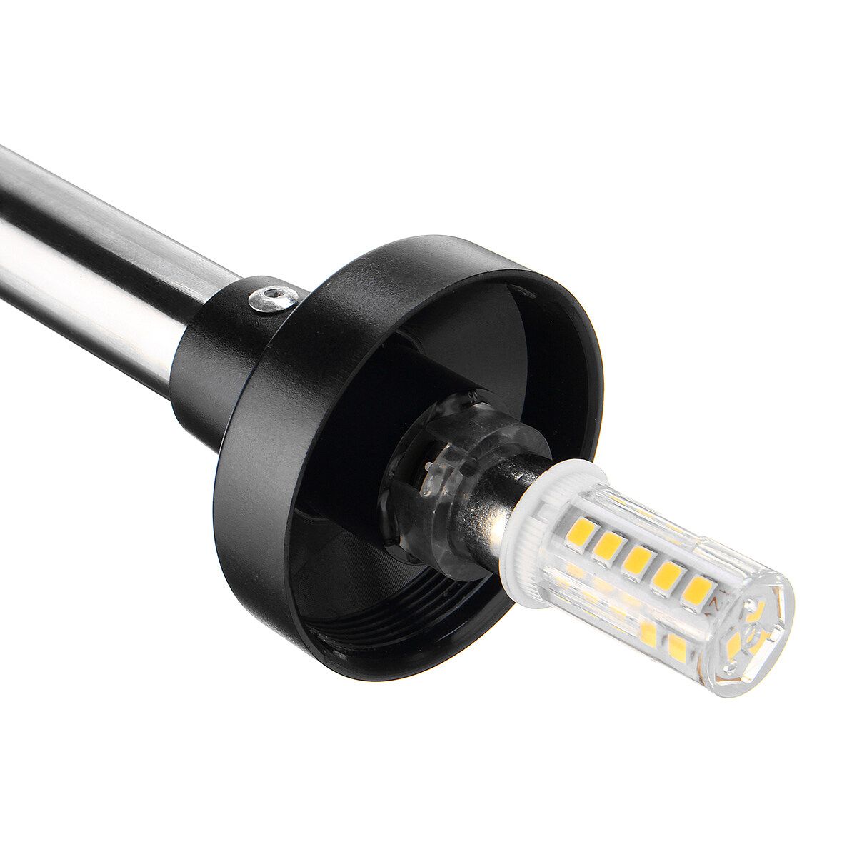 12V-24V LED Navigation Pole Lights Marine Boat Pontoon Stern Anchor Fixed Base