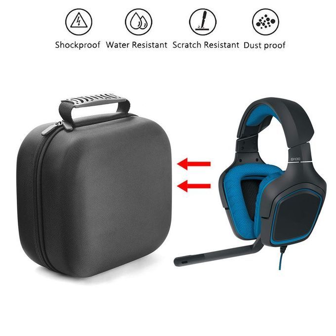 Travel Bag Portable Case For Logitech G430 7.1 DTS Headphone Gaming Headset