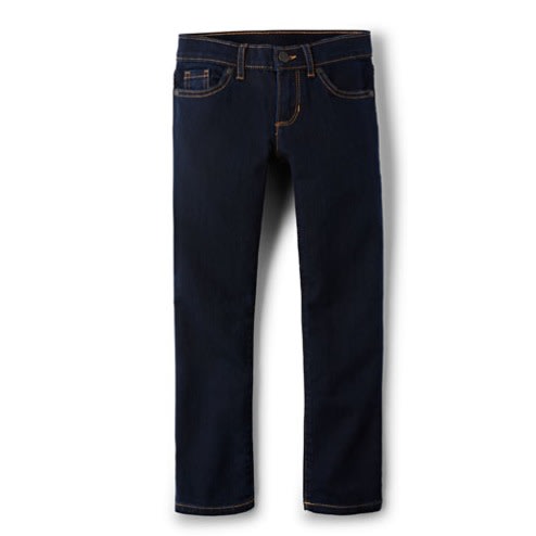 Girls Basic Med - Skinny Jeans - Blue Berry Wash