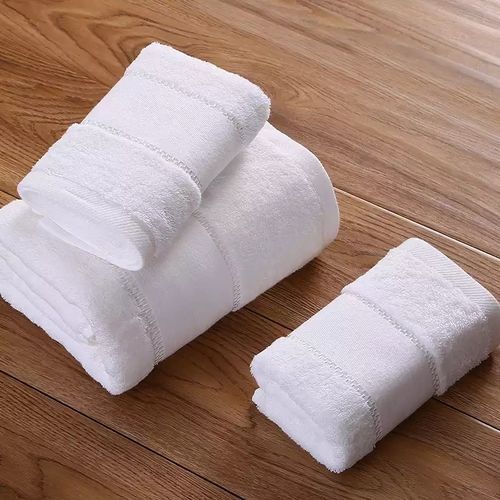 3 Sets Of Towels - White
