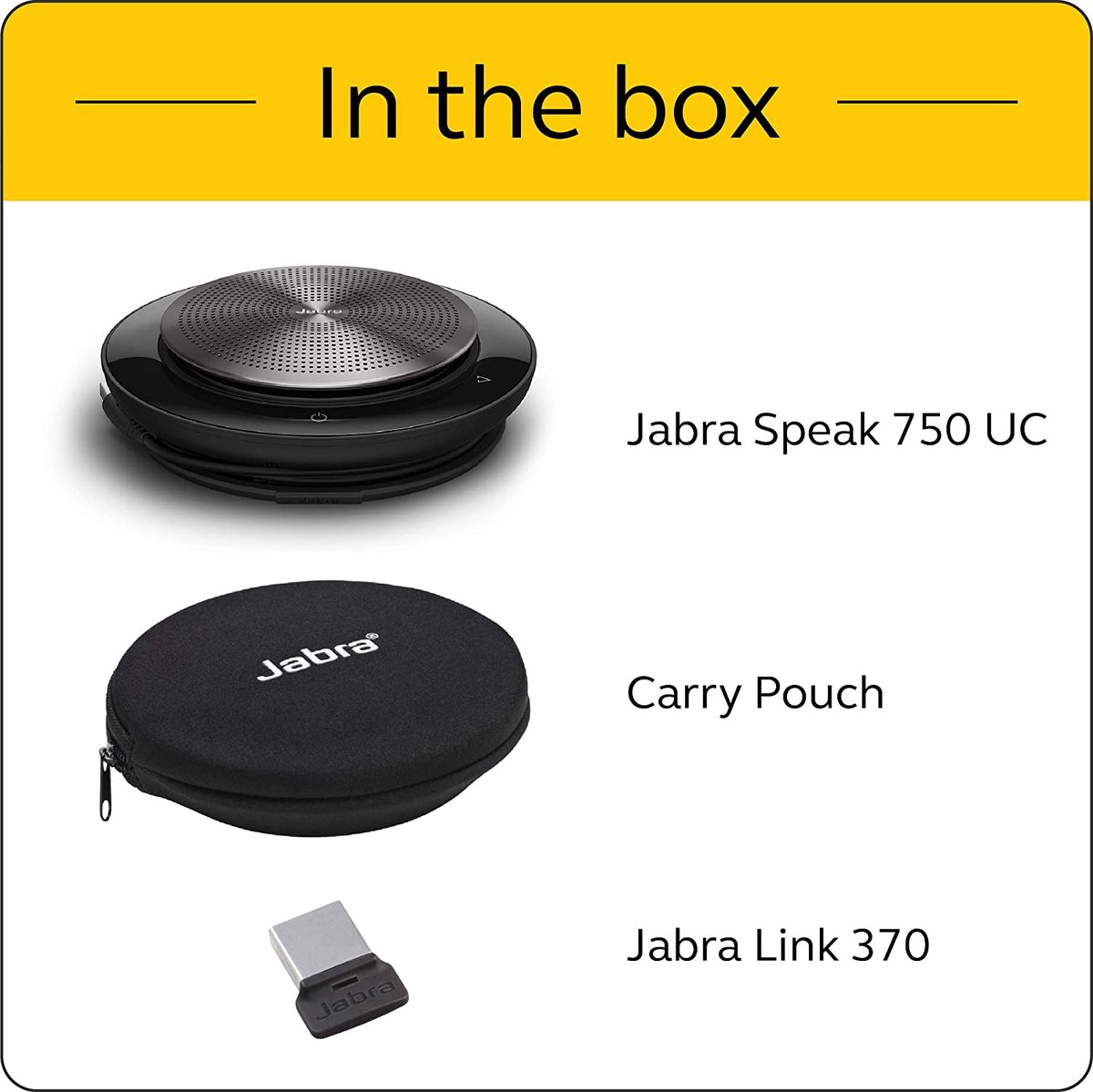 Speak 750-UC Portable Speakerphone For Holding Meetings Anywhere With Immersive Sound