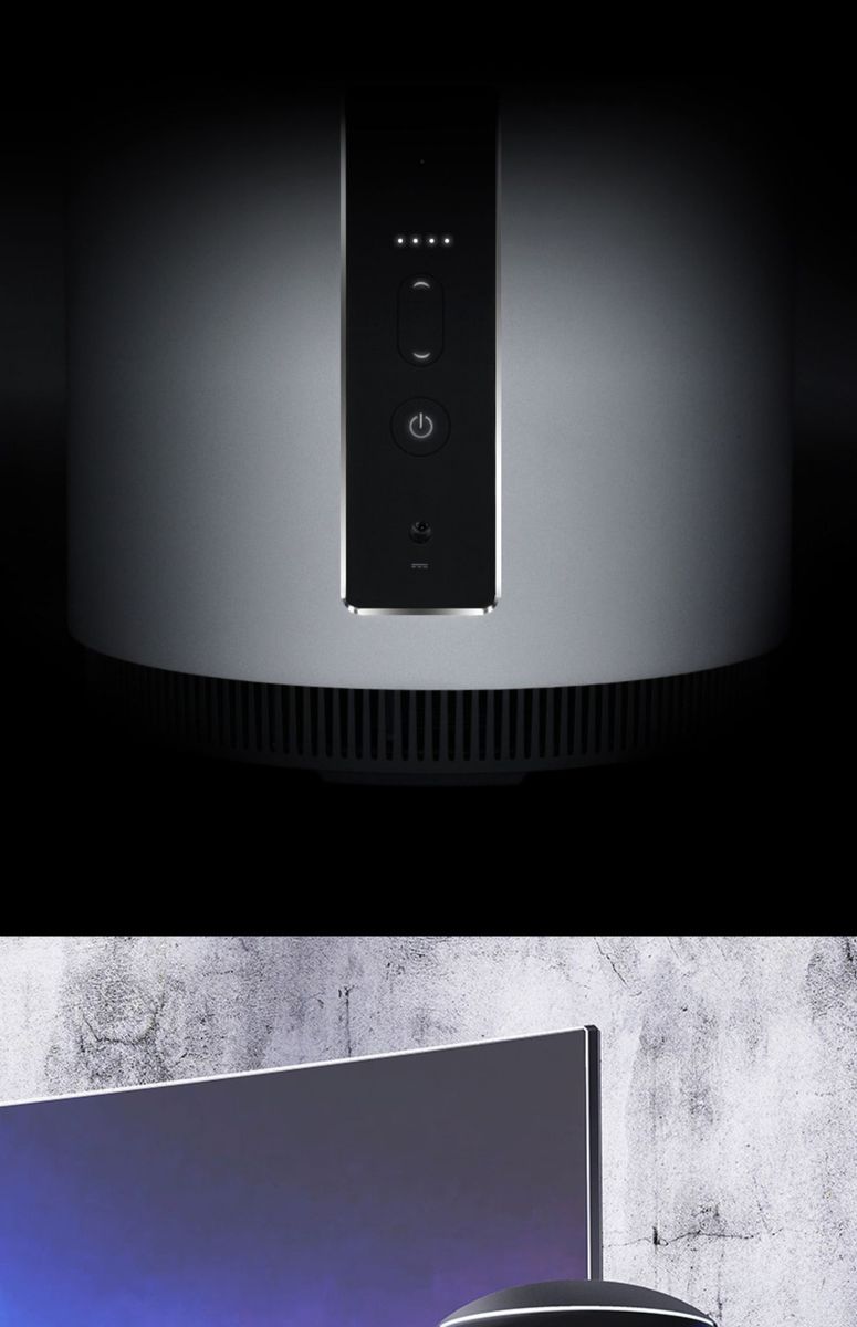 A/VSONIC Mars Maglev UFO Auto Lift Home Desktop Wireless Bluetooth Speaker Grey