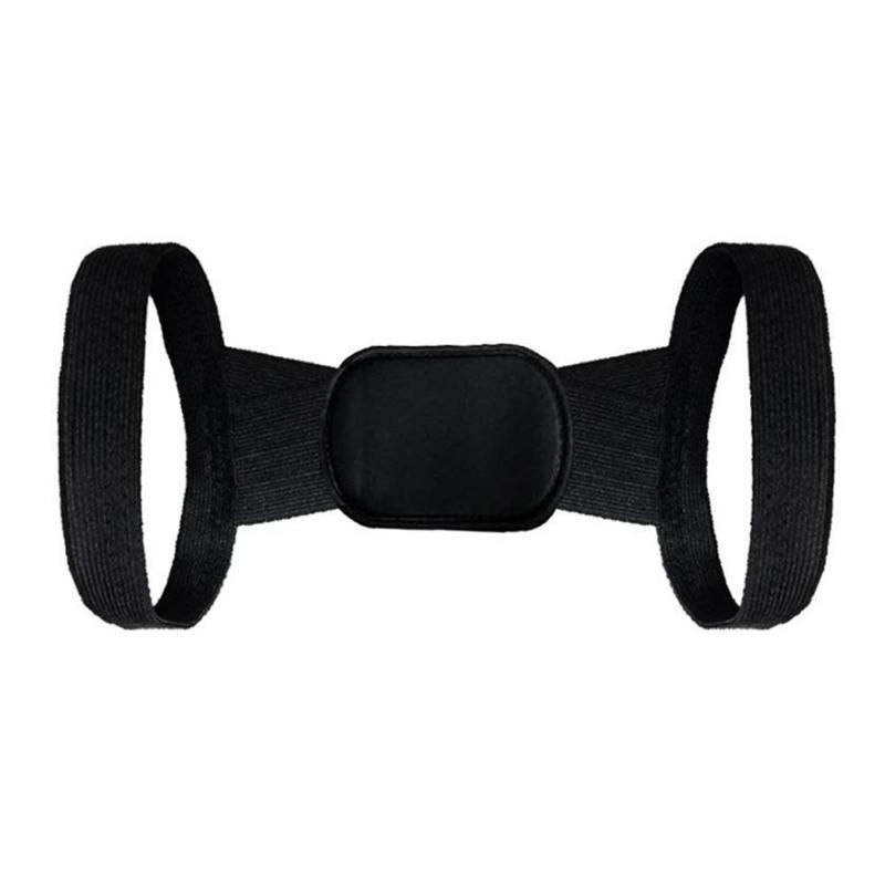Invisible Back Posture Corrector Shoulder Posture Orthotics Corset Spine Support Belt Correction Humpback Brace Fixation Strap(#Black)