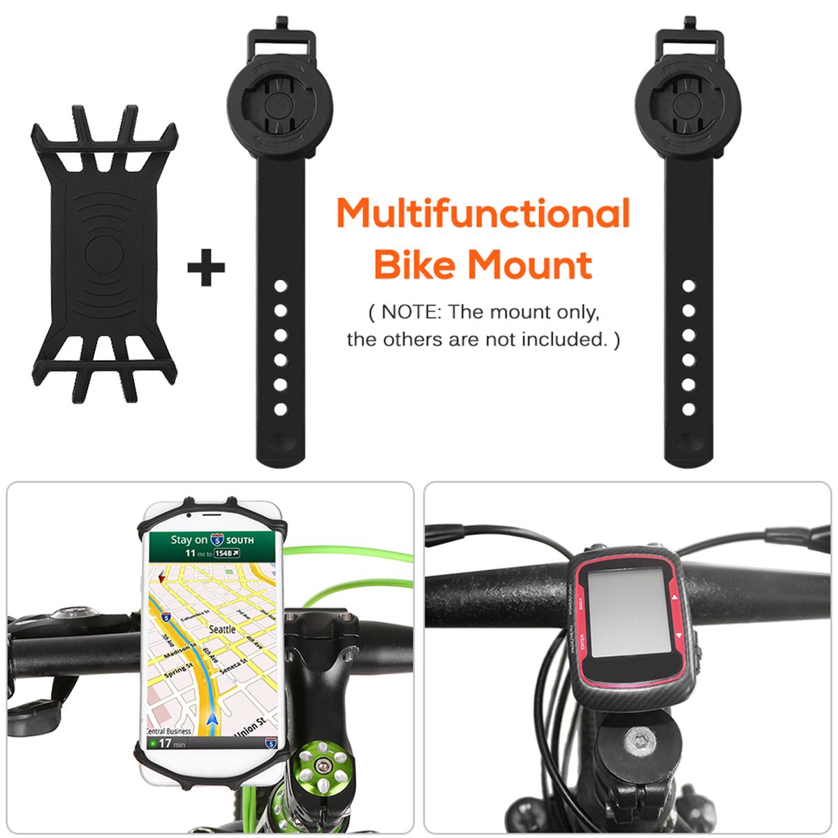 Multifunctional Bike Phone Mount Bicycle Computer Holder