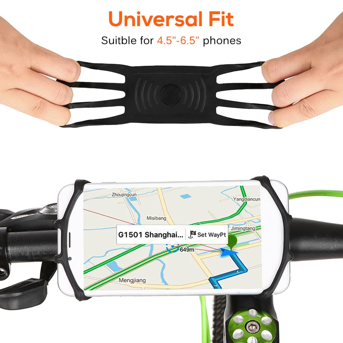 Multifunctional Bike Phone Mount Bicycle Computer Holder