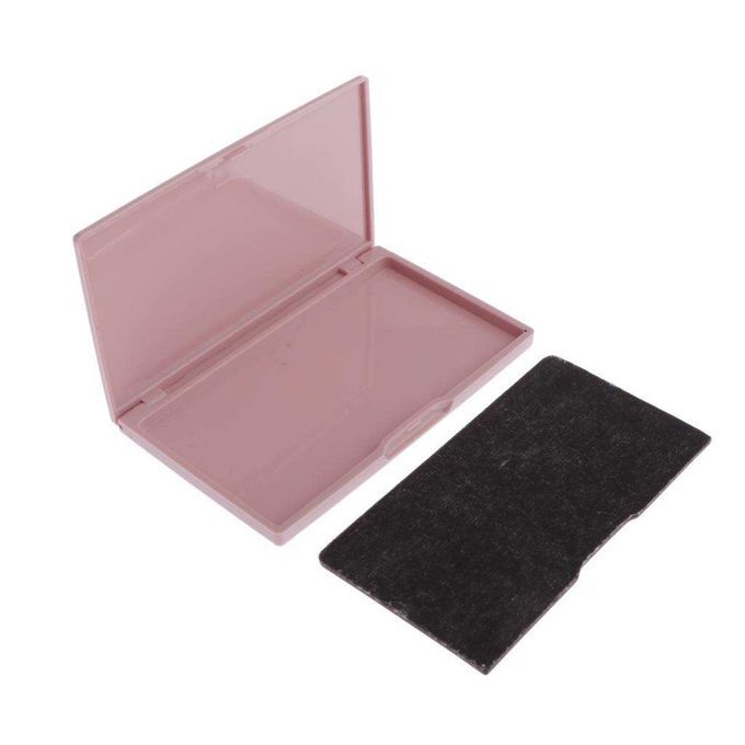 Pink Plastic Magnetic  Holder Pin Cushion Box DIY Home Sewing