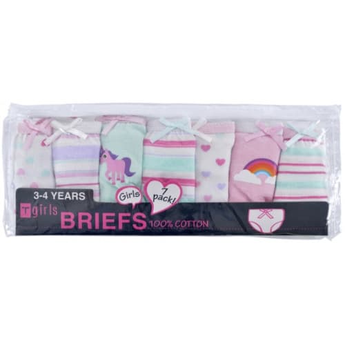 Tgirl 100% Cotton Printed Hipster Briefs - 7 Piece