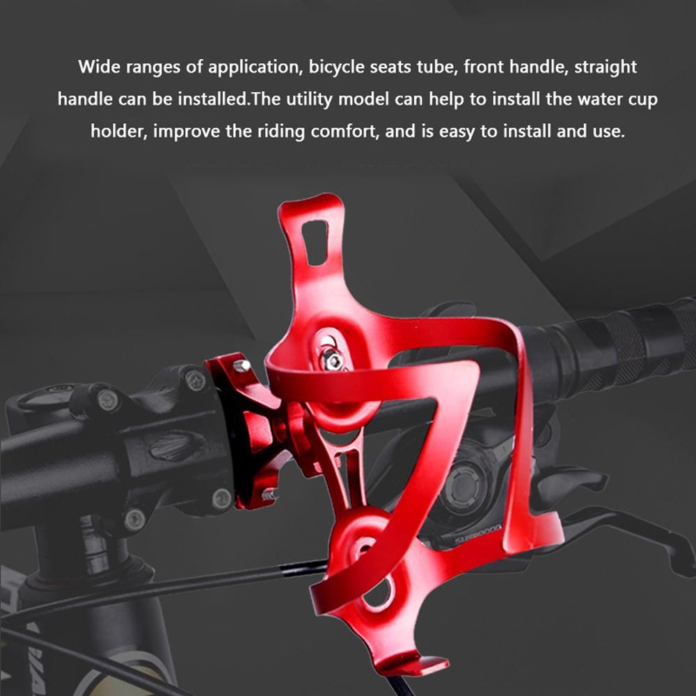 Bicycle Kettle Rack Conversion Seats Aluminum Alloy Kettle Adapter Bracket Mountain Bike Water Cup Converter Bicycle Bottle Holder Conversion Seats Riding Equipment