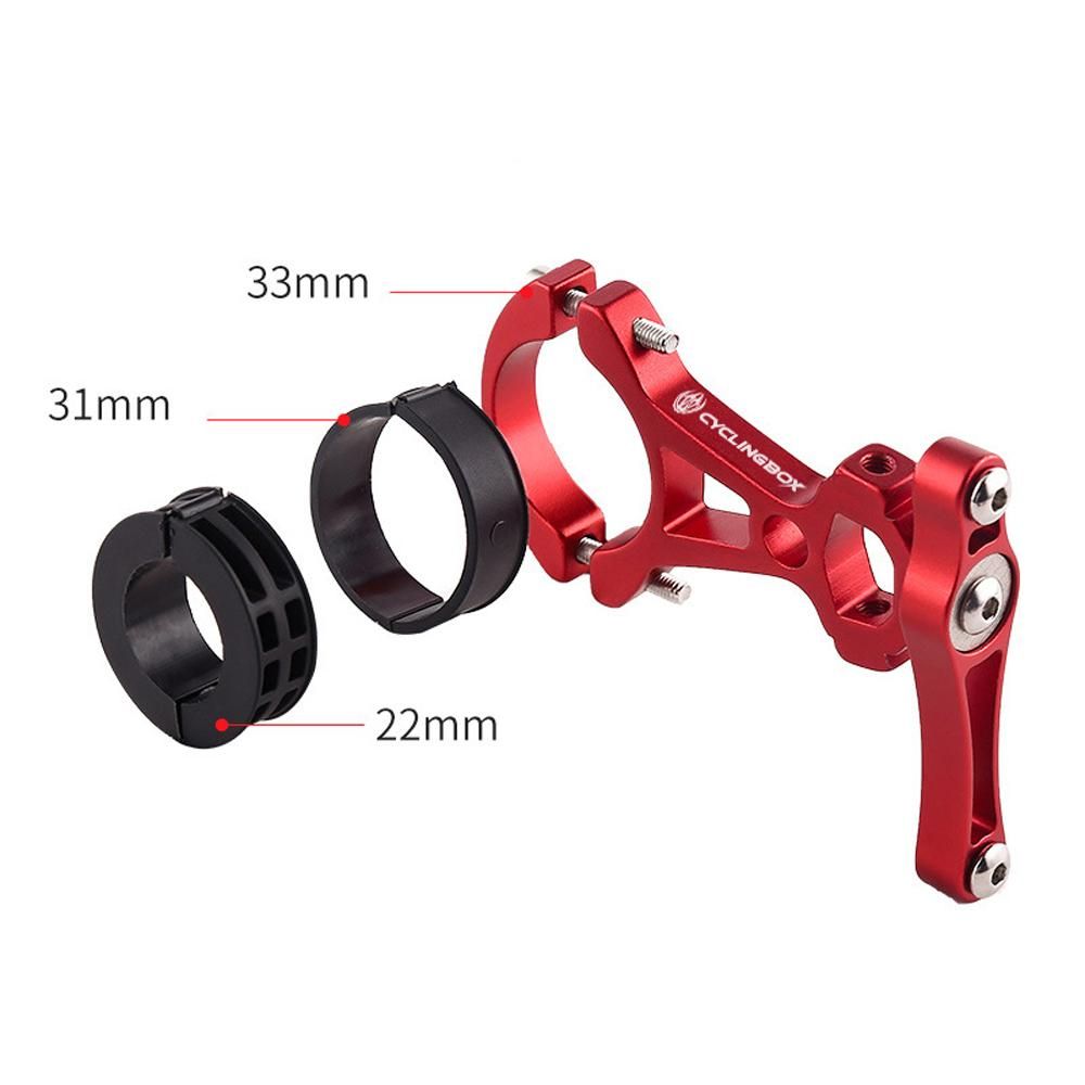 Bicycle Kettle Rack Conversion Seats Aluminum Alloy Kettle Adapter Bracket Mountain Bike Water Cup Converter Bicycle Bottle Holder Conversion Seats Riding Equipment