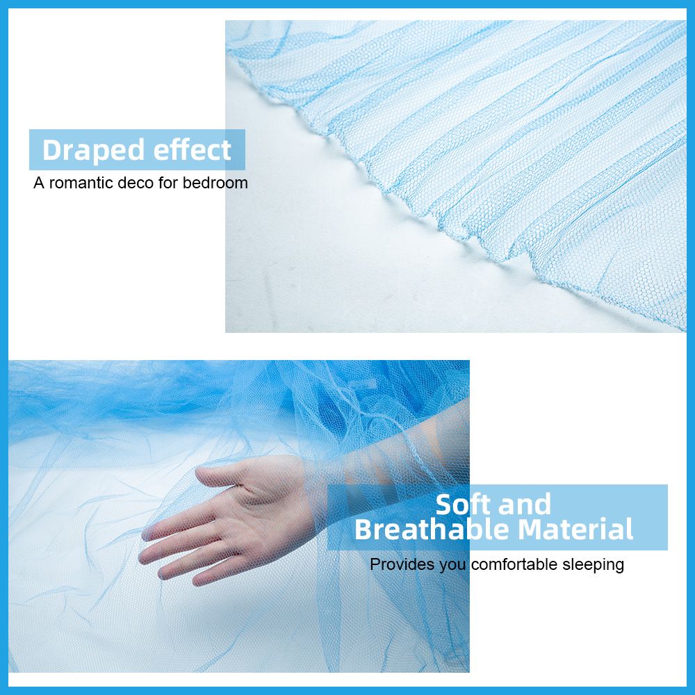Universal Bed Canopy Dome Mosquito Mesh Net Hanging For