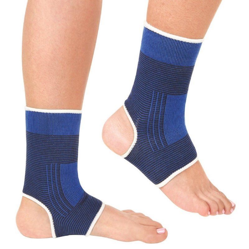 1 Pair Ankle Foot Support Sleeve Pullover Wrap Elastic Sock