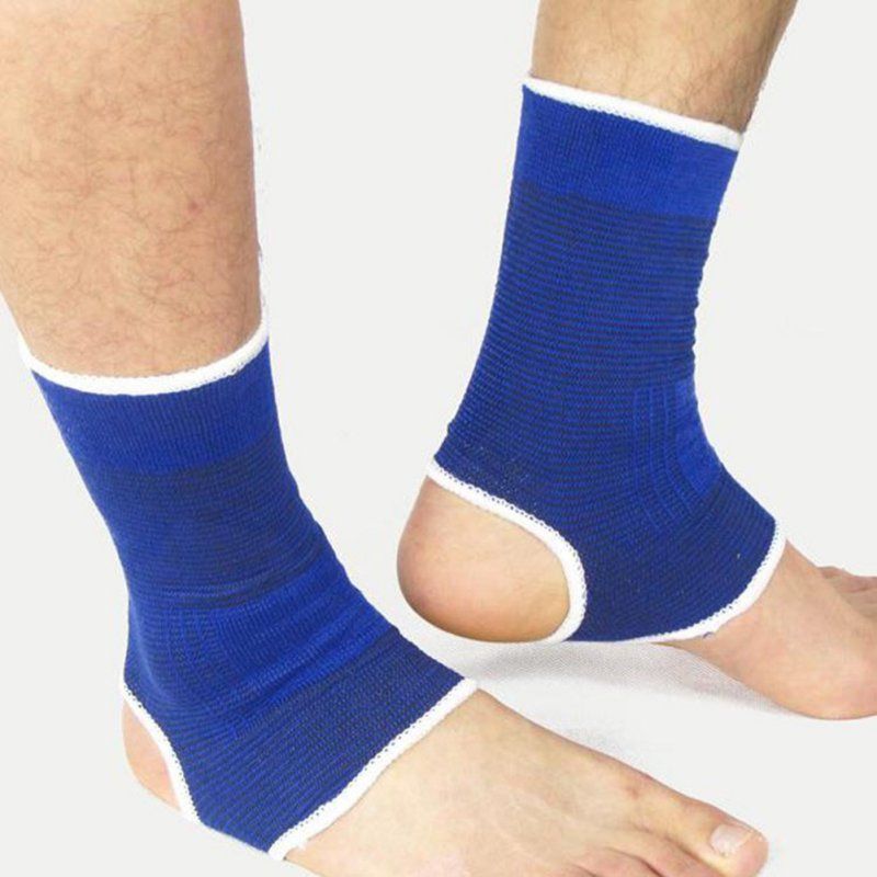 1 Pair Ankle Foot Support Sleeve Pullover Wrap Elastic Sock