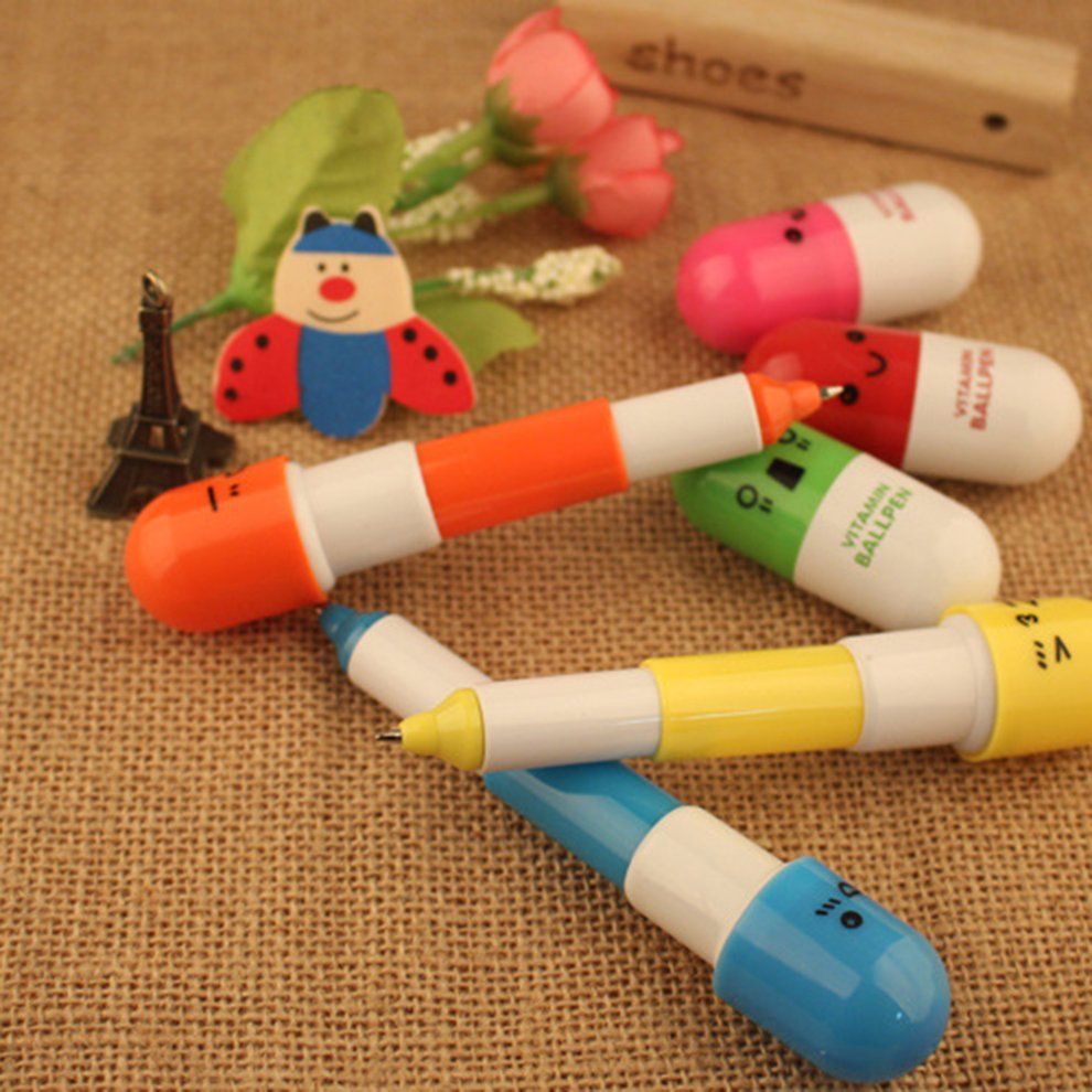 CB Cartoon Creative Expansion Ball Pen Capsule Pen Can Be Customized Expression