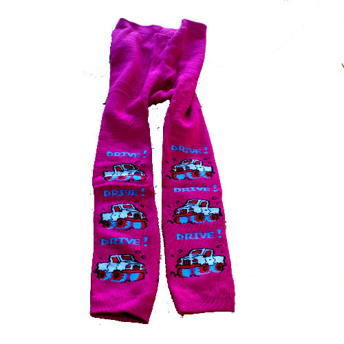 Girls Pop Sock - Fuchsia Pink