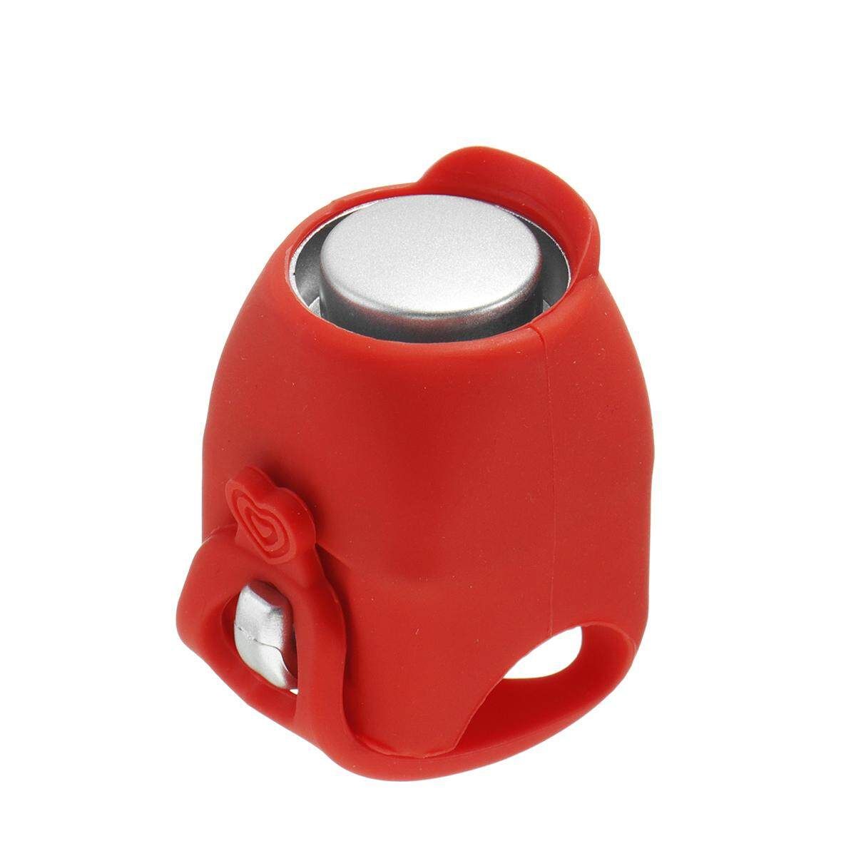 135db Cycling Electric Bike Bicycle Handlebar Ring Bell Horn Sound Alarm IPX4 Gules