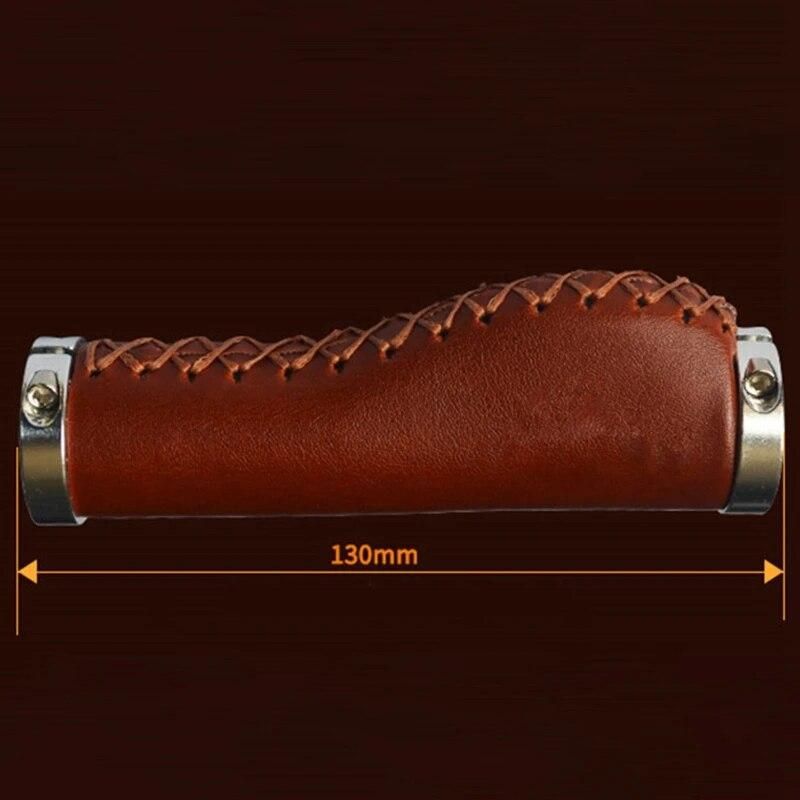 Comfortable Durable Pu Bicycle Grips Retro Bike Mountain Bicycle Folding Bicycle Grip Handle Attachments Of A Bicycle