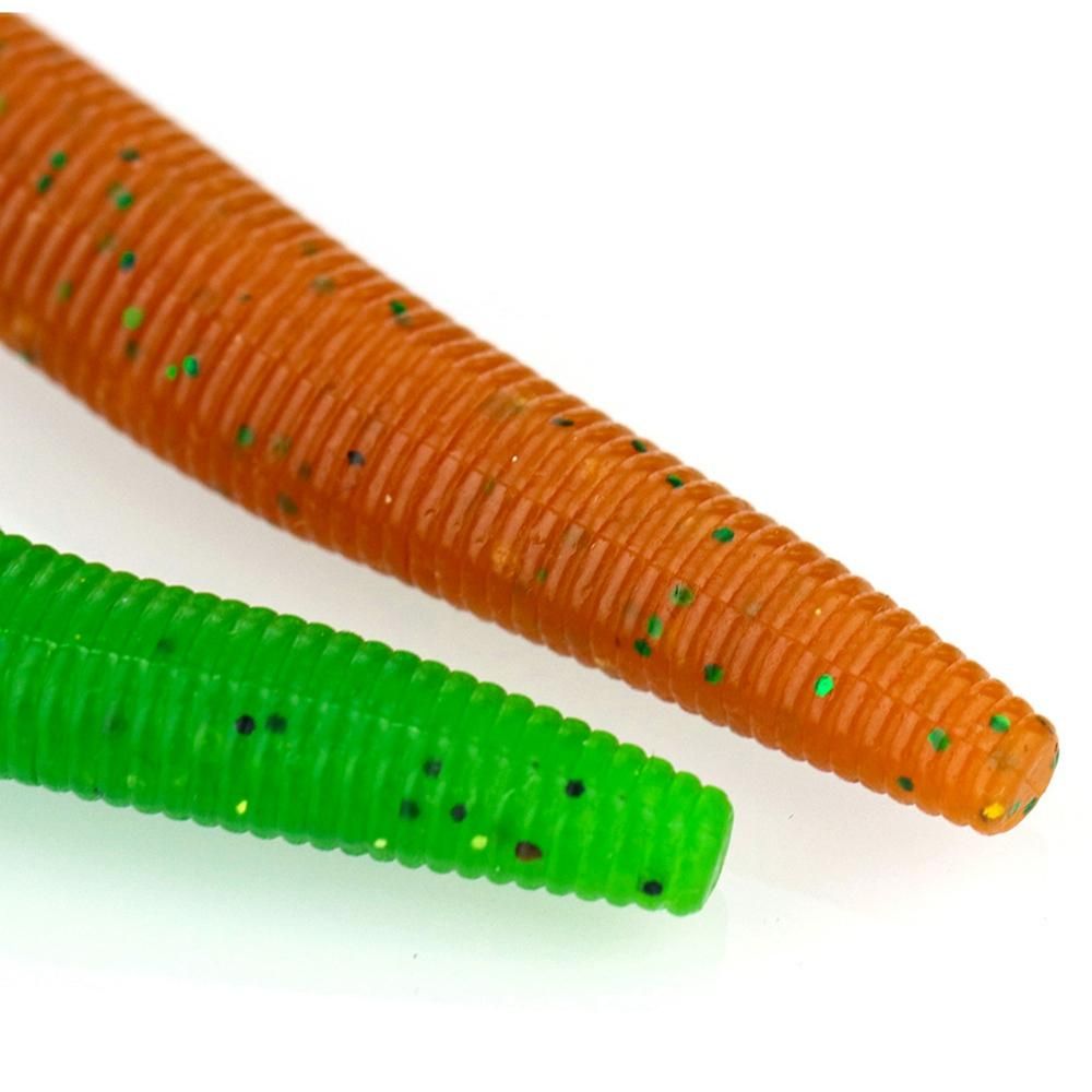 30Pcs Worm Fishing Lure 10cm Silicone Fishing Lure Soft