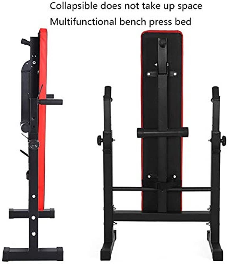 ADJUSTABLE STANDARD WEIGHT BENCH WITH 30KG BARBELL