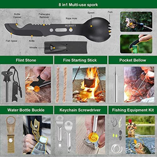 Gifts For Men Dad Husband Boyfriend 30 In 1 Survival Gear An