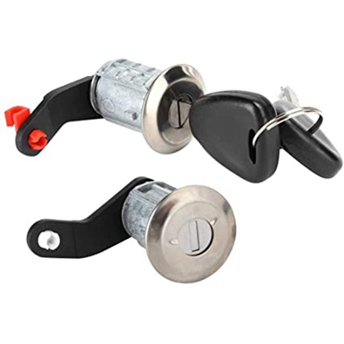 For Master 1998-2016 7701470944 7701470945 Front LeftRight Car Door Lock Barrel Cylinder with 2 Keys