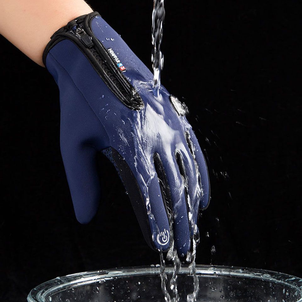 (black)Sensitive Touch Screen Non-slip And Wear-Resistant Warm Gloves High Quality Windproof O GRE