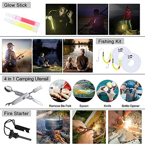 Furaso Emergency Survival Kit 234 Pcs Professional Survival
