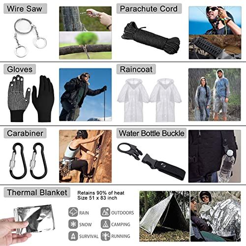 Furaso Emergency Survival Kit 234 Pcs Professional Survival