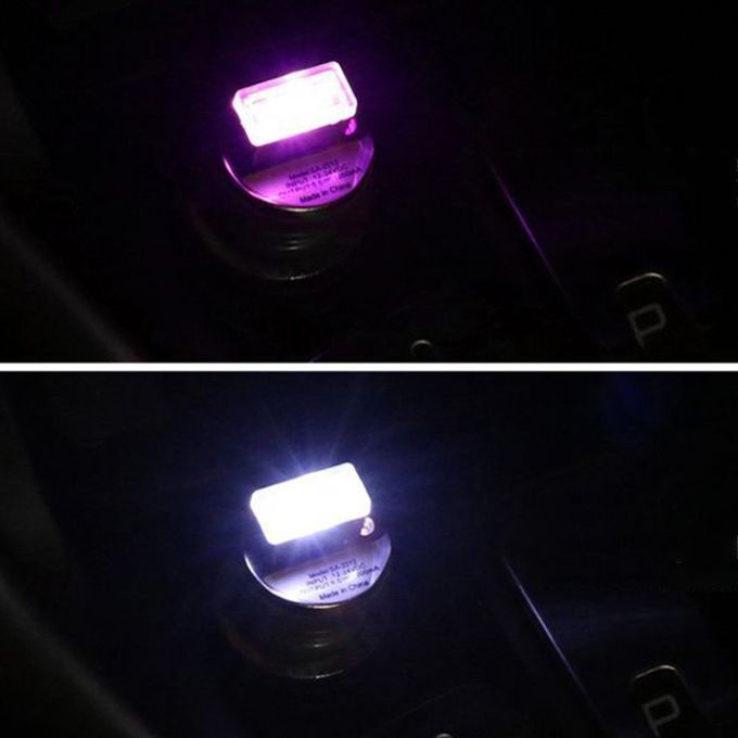 Mini Usb   Light For  Ar Plug-in 5v   Interior Ambient Lighting Kit-purple-7pcs