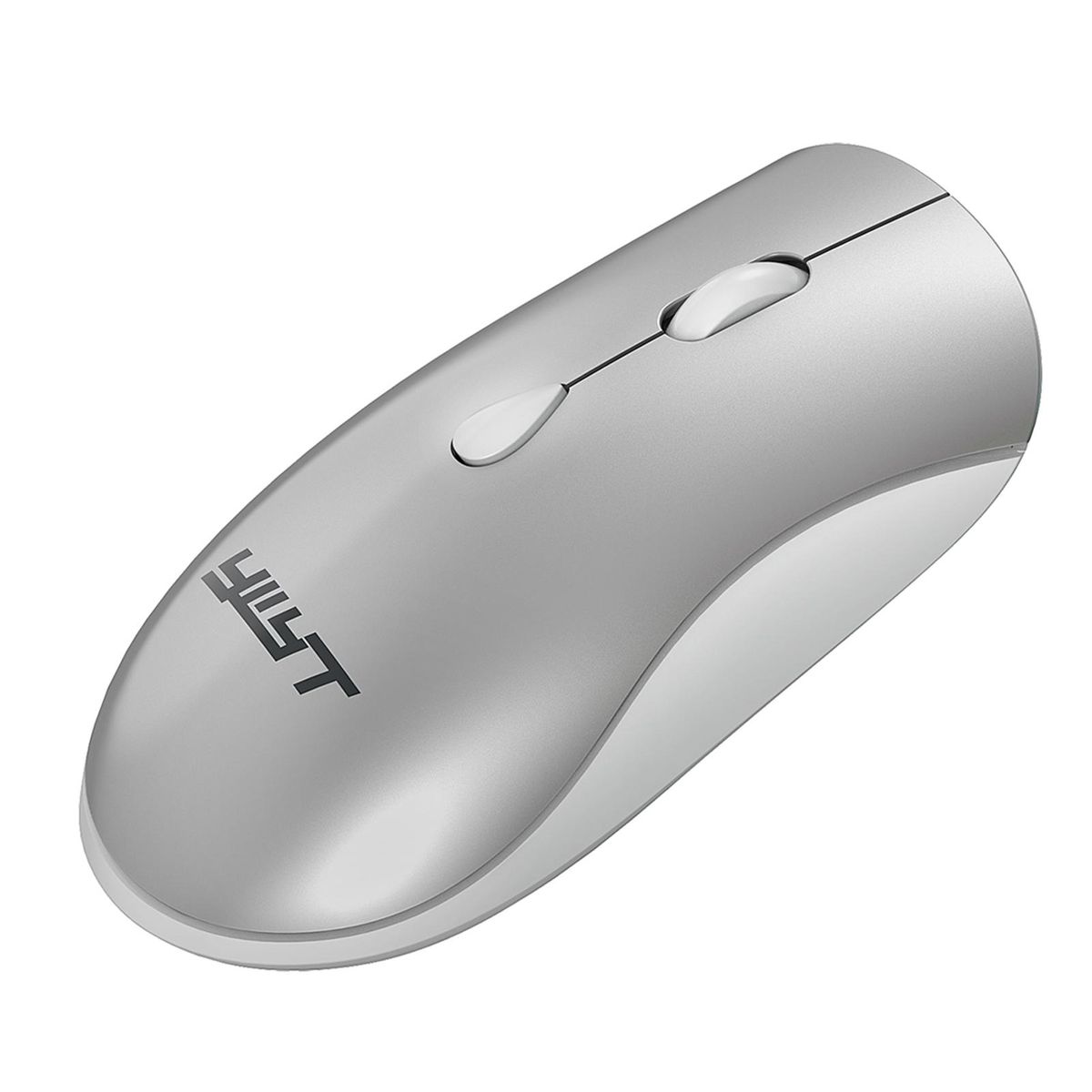 YWYT G864 2.4G Wireless Mouse Ergonomic Design 3-gear Adjustable DPI Built-in 500mAh Rechargeable Lithium Battery Silver