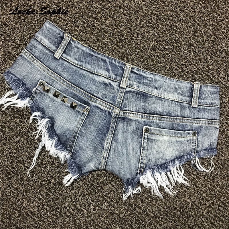 1pcs Low Waist Women Sexy Super Denim Shorts Summer Denim