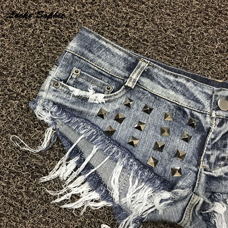 1pcs Low Waist Women Sexy Super Denim Shorts Summer Denim
