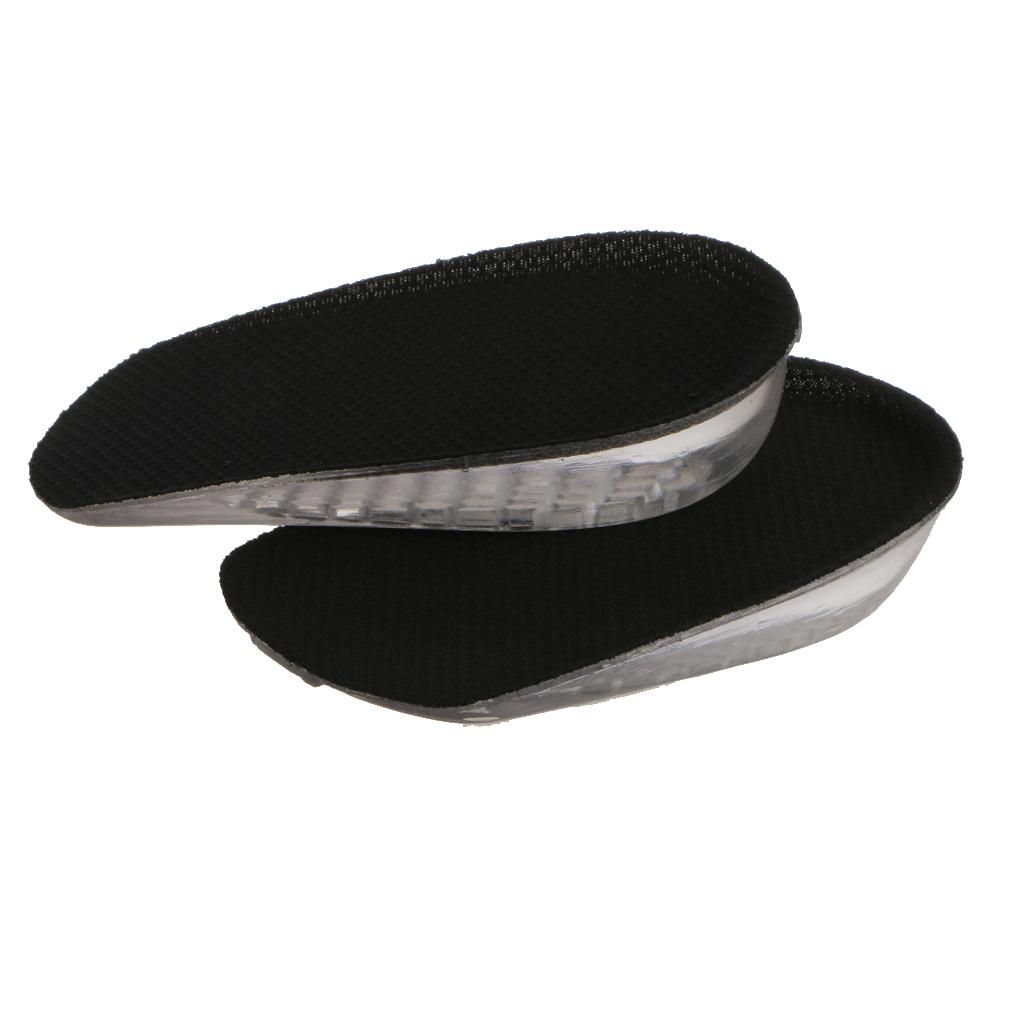 1 Pair Invisible Height Increase Insoles Self-adhesive Lifts Pads
