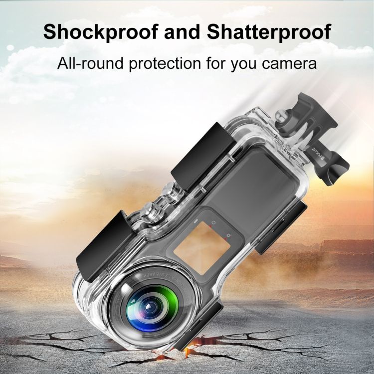 Waterproof Case For Insta360 One RS 1-Inch 360 Edition