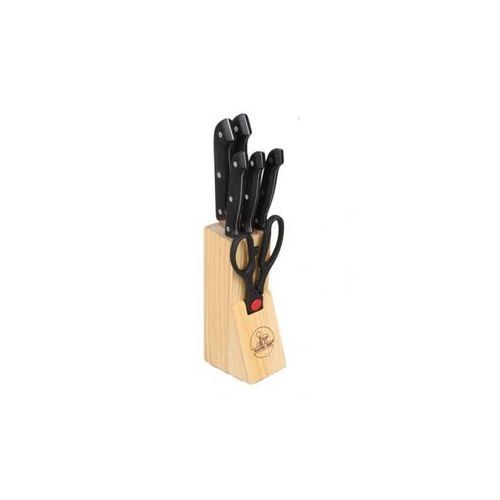 Master Chef 7 Set Kitchen Knives With Wooden Holder