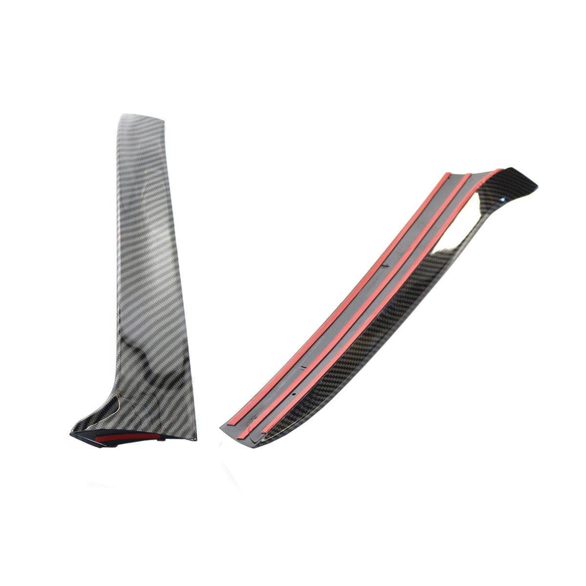 Carbon Fiber Black Rear Window Side Spoiler Canard Canards
