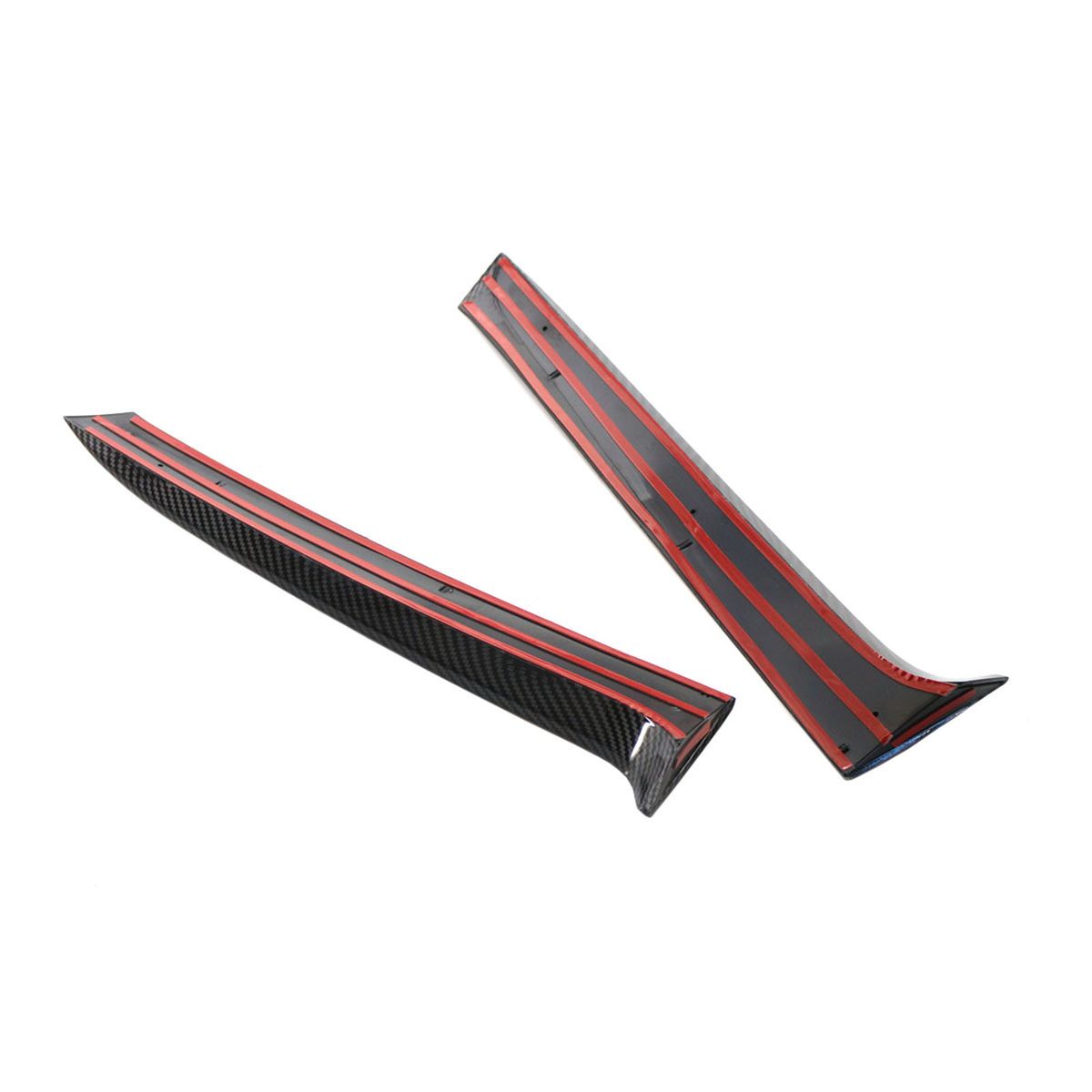 Carbon Fiber Black Rear Window Side Spoiler Canard Canards