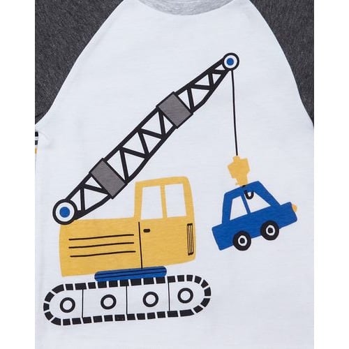 Digger Long Sleeve Top- Pack Of 3