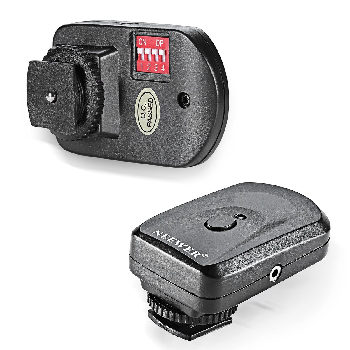 16 Channel Wireless Remote FM Flash Speedlite Radio Trigger With 2.5mm PC Receiver For Canon,Nikon,Olympus,and Other Flash With Universal Hot Shoe
