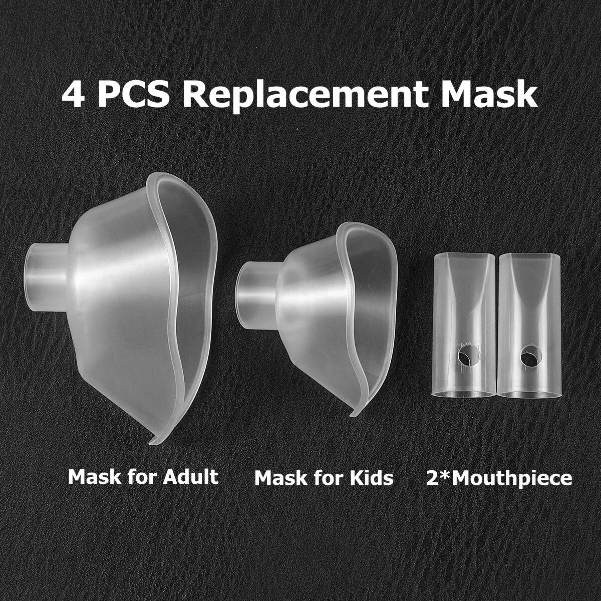 4 PCS Nebulizer Replacement , Included A Adult , A Kids And Two Mouthpiece