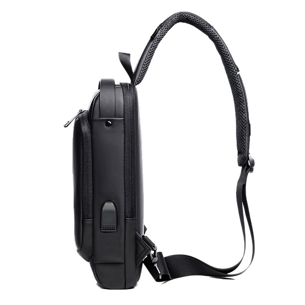 Men Sling Bag Pack With Lock Waterproof Anti-theft Chest