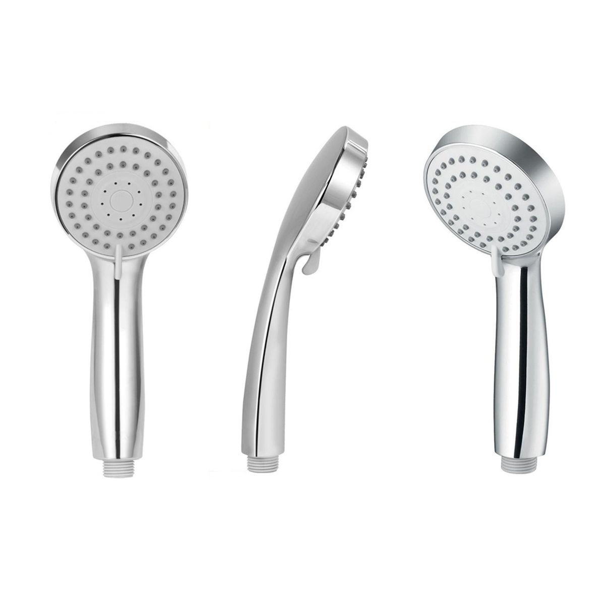 Rainfall Shower Head Combo 8 Inch Rain Showerhead and 3-Setting Handheld Showerhead Hose Bracket 3-Way Splitter Polished Chrome High Pressure Shower Head Combo